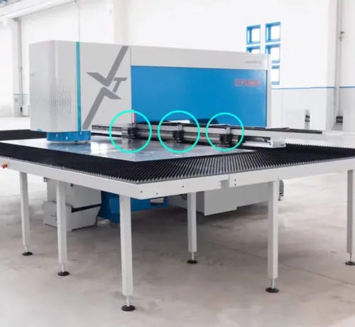 Независимые захваты для координатно-пробивного станка Euromac XT