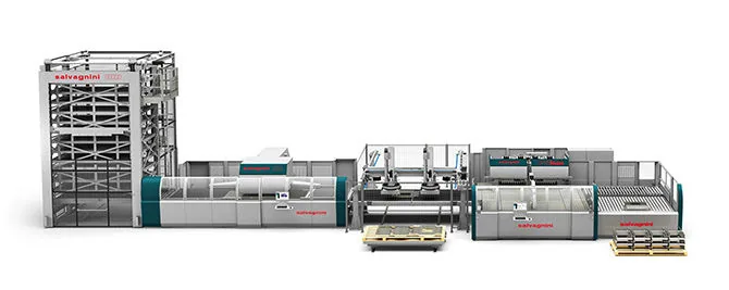 Salvagnini S4 + P4 line - Flexible manufacturing system